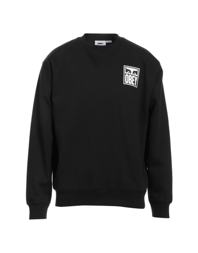 Shop Obey Man Sweatshirt Black Size Xl Cotton, Polyester