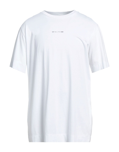 Shop Alyx 1017  9sm Man T-shirt White Size S Cotton