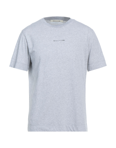 Shop Alyx 1017  9sm Man T-shirt Grey Size L Cotton