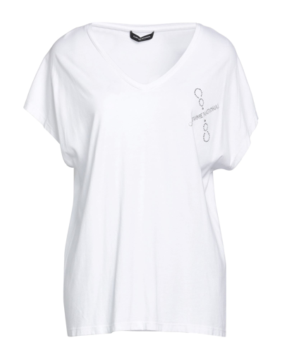 Shop Costume National Woman T-shirt White Size L Cotton
