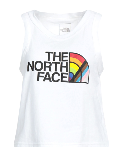 Shop The North Face Woman T-shirt White Size M Cotton