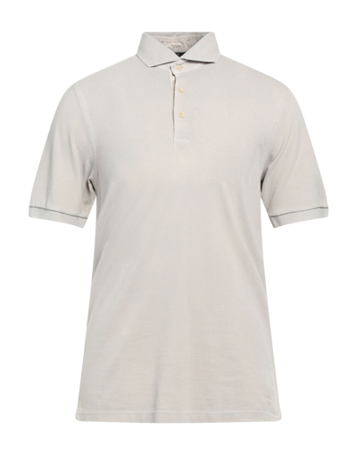 Shop Barba Napoli Man Polo Shirt Beige Size 46 Cotton
