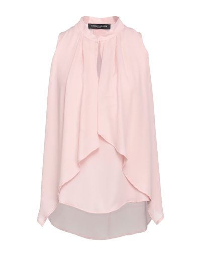 Shop Frankie Morello Woman Top Pink Size L Polyester