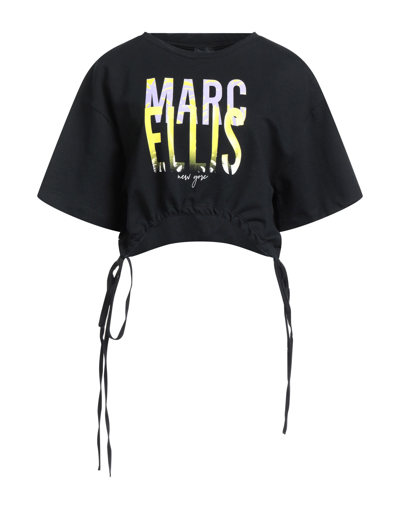 Shop Marc Ellis Woman Sweatshirt Black Size L Cotton, Elastane