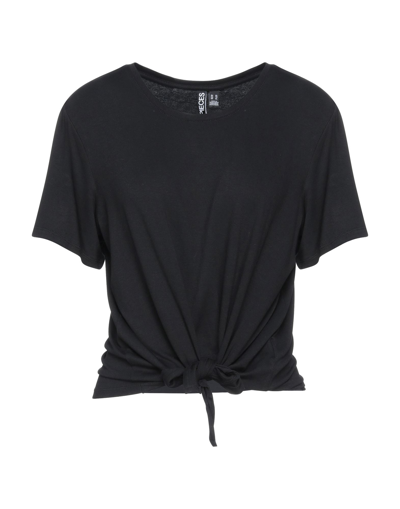 Pieces T-shirts In Black
