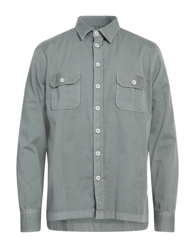 Shop Bastoncino Man Denim Shirt Grey Size Xl Cotton