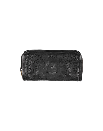 Shop Campomaggi Woman Wallet Black Size - Cowhide