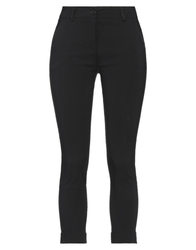 Shop Virginia Bizzi Woman Pants Black Size 4 Viscose, Polyester, Elastane