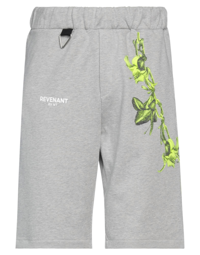 Revenant Rv Nt Man Shorts & Bermuda Shorts Grey Size S Cotton In Grey