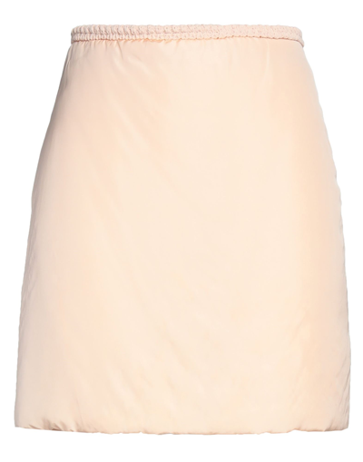 Shop Bottega Veneta Woman Mini Skirt Light Pink Size 4 Viscose, Silk, Cotton, Polyamide
