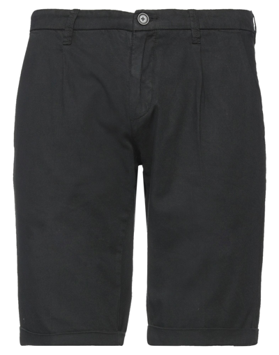 Shop Yes Zee By Essenza Man Shorts & Bermuda Shorts Black Size 30 Cotton, Linen