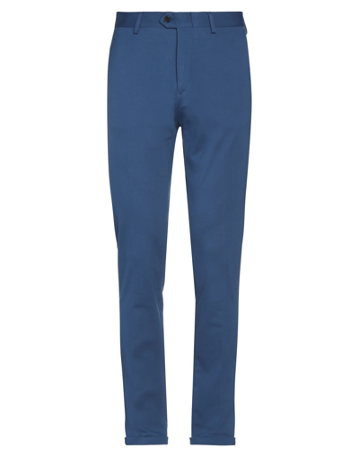 Shop Exte Man Pants Blue Size 38 Rayon, Nylon, Elastic Fibres