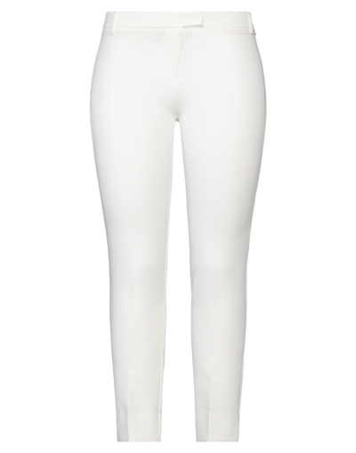 Shop Rebel Queen By Liu •jo Rebel Queen Woman Pants White Size 8 Polyester, Elastane