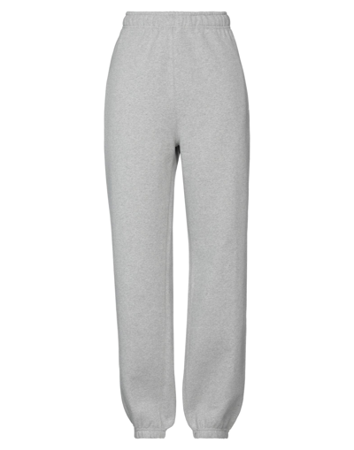 Shop Nike Woman Pants Grey Size Xl Cotton