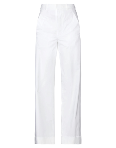 Ann Demeulemeester Woman Pants White Size 10 Cotton In White