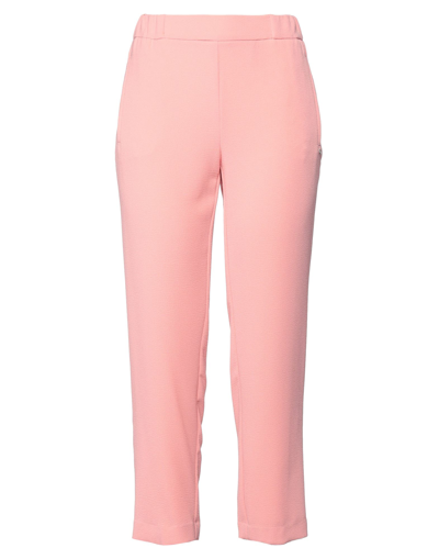 Shop Ottod'ame Woman Pants Salmon Pink Size 8 Polyester, Elastane