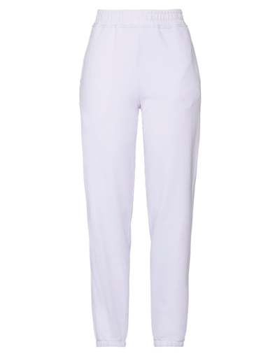 Shop Me Antwerp Â Woman Pants Lilac Size S Cotton, Polyester In Purple