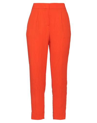 Shop Slowear Incotex Woman Pants Orange Size 8 Viscose, Polyamide
