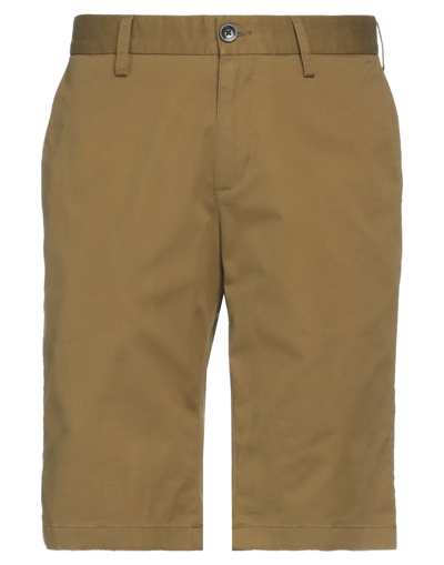 Shop Ben Sherman Man Shorts & Bermuda Shorts Military Green Size 30 Cotton, Elastane
