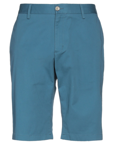 Shop Ben Sherman Man Shorts & Bermuda Shorts Pastel Blue Size 30 Cotton, Elastane