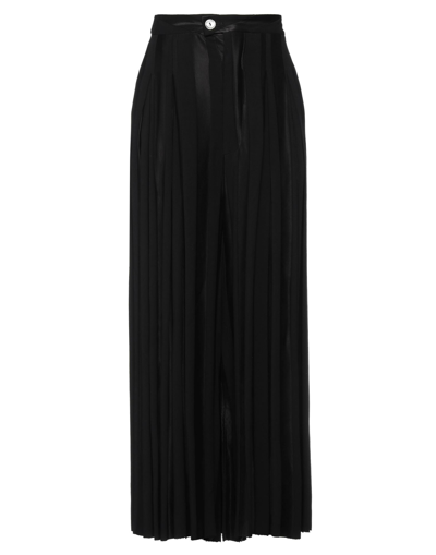 Shop A Tentative Atelier Woman Pants Black Size 6 Viscose, Cupro