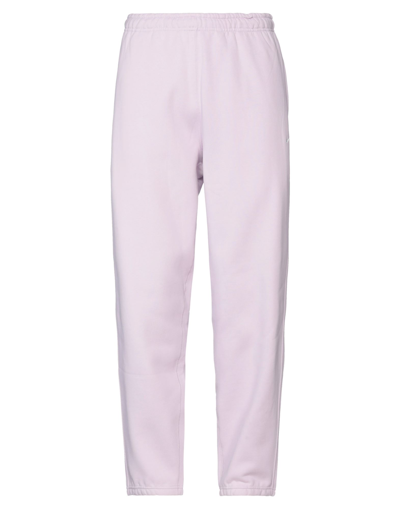 Shop Nike Man Pants Lilac Size Xl Cotton, Polyester In Purple