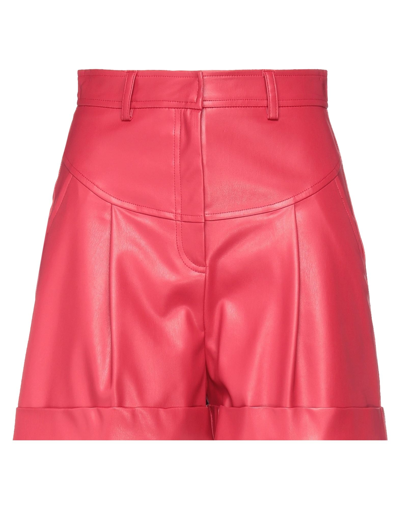Shop Actualee Woman Shorts & Bermuda Shorts Red Size 6 Polyurethane