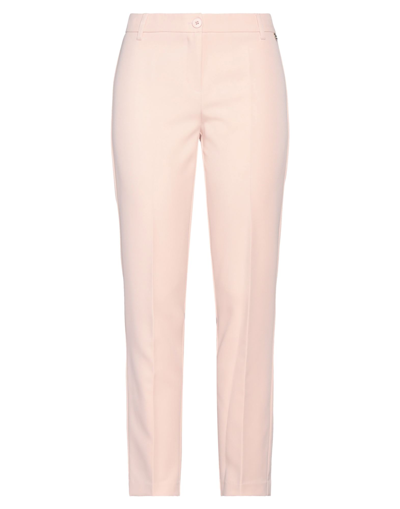 Shop Rebel Queen By Liu •jo Rebel Queen Woman Pants Light Pink Size 8 Polyester, Elastane