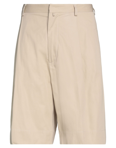 Shop Maison Fl Neur Maison Flâneur Man Shorts & Bermuda Shorts Beige Size 34 Cotton