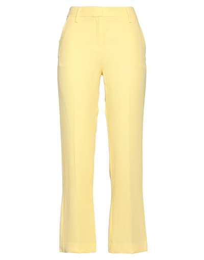 Shop True Royal Woman Pants Yellow Size 4 Viscose