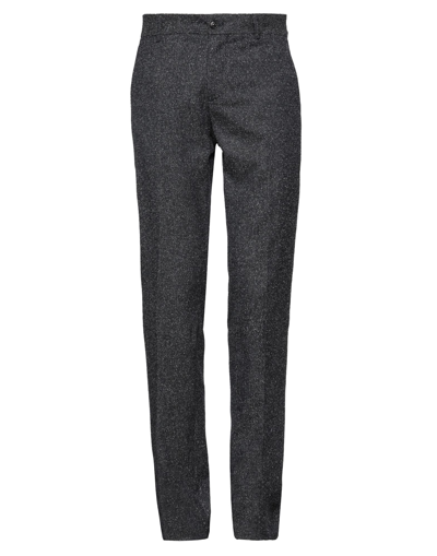 Shop Trussardi Man Pants Black Size 34 Cotton, Wool, Polyamide, Elastane