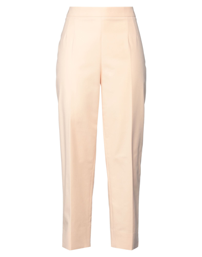 Shop Boutique Moschino Woman Pants Blush Size 12 Cotton, Elastane In Pink