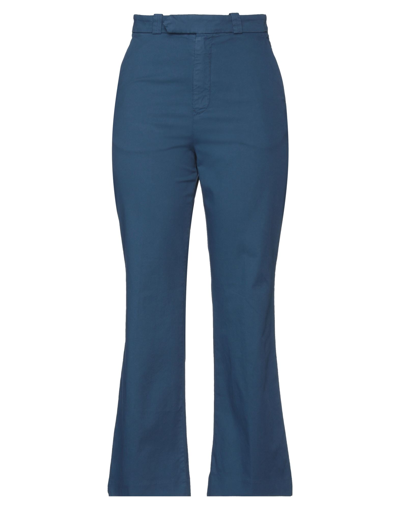 Shop Haikure Woman Pants Slate Blue Size 29 Cotton, Elastane