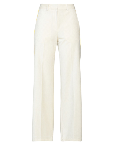 Shop Sjyp Woman Pants Ivory Size S Polyester, Nylon In White