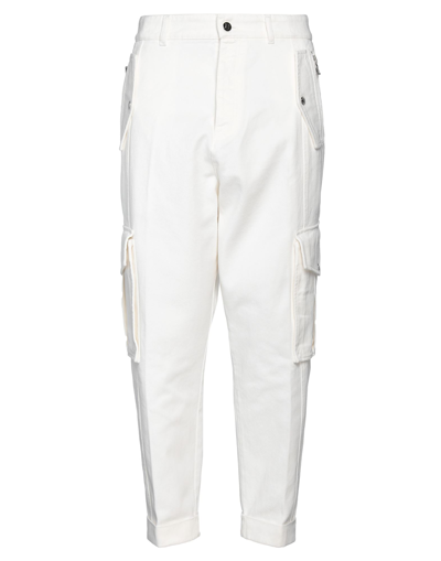 Shop Balmain Man Jeans White Size 33 Cotton