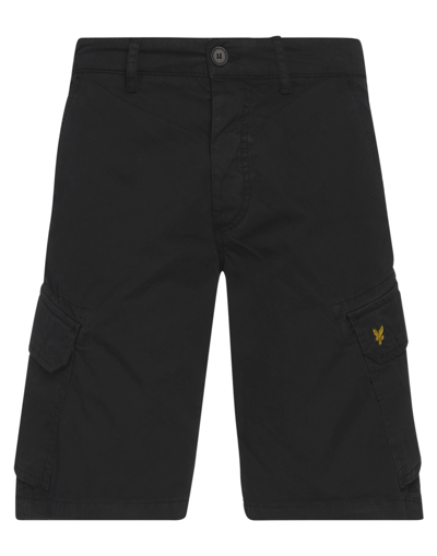 Shop Lyle & Scott Man Shorts & Bermuda Shorts Black Size 30 Cotton