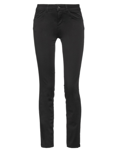 Shop Rebel Queen By Liu •jo Rebel Queen Woman Pants Black Size 24 Cotton, Elastane