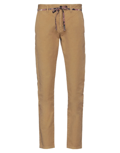 Shop Isabel Marant Man Pants Camel Size 38 Cotton In Beige