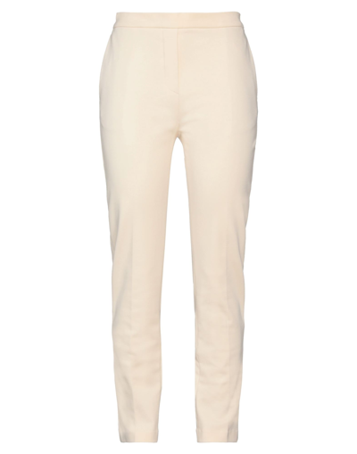 Shop Douuod Woman Pants Ivory Size 12 Viscose, Polyamide, Elastane In White