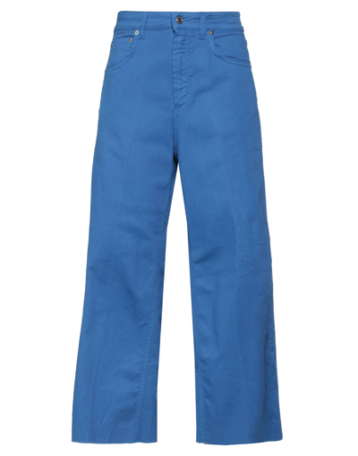 Shop Department 5 Woman Denim Pants Blue Size 28 Cotton, Elastane