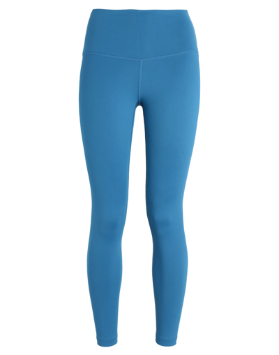 Shop Nike W Ny Df Hr Yoga 7/8 Tght Woman Leggings Azure Size M Polyester, Elastane In Blue