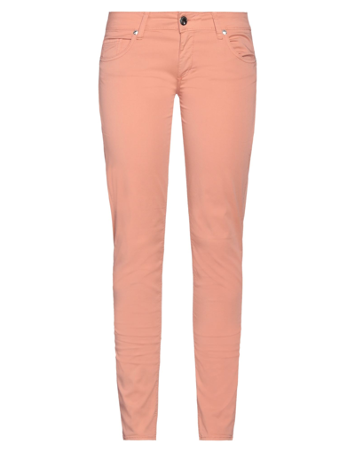 Shop Blugirl Blumarine Woman Pants Salmon Pink Size 29 Cotton, Elastane