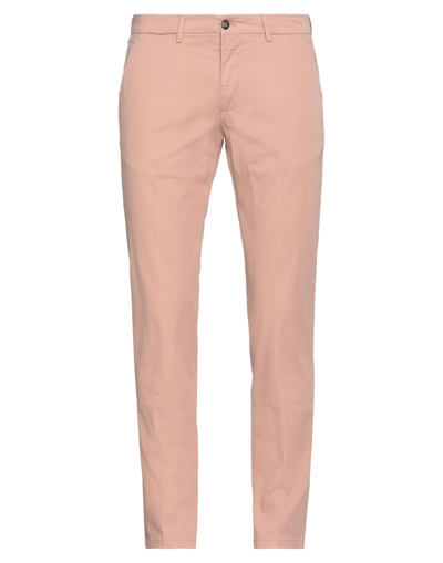 Shop Briglia 1949 Man Pants Blush Size 32 Cotton, Elastane In Pink