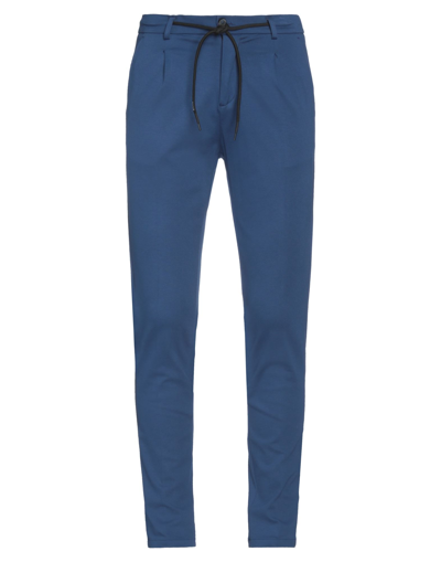 Shop Exte Man Pants Blue Size 32 Rayon, Nylon, Elastic Fibres