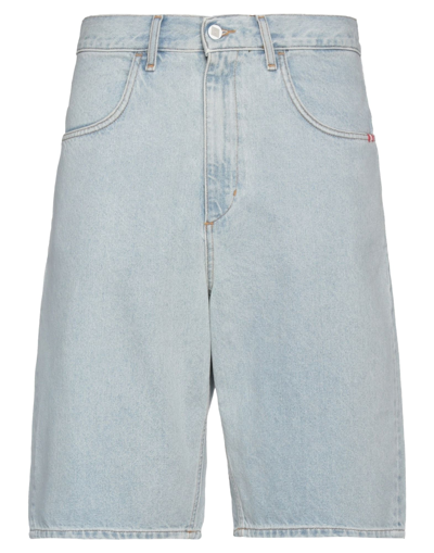 Shop Amish Man Denim Shorts Blue Size 27 Cotton