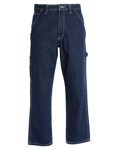 Shop Vans Drill Chore Loose Tapered Denim Pant Man Jeans Blue Size 29 Cotton