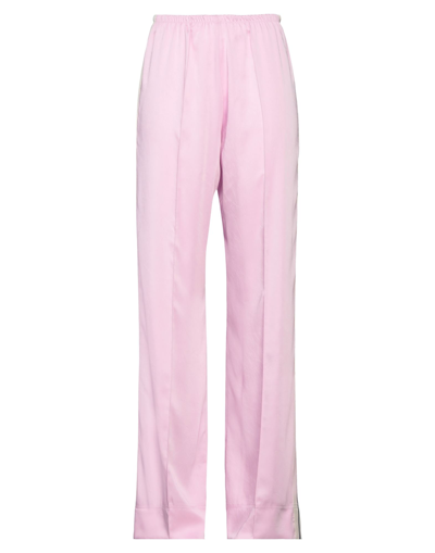Shop Palm Angels Woman Pants Pink Size 8 Polyester