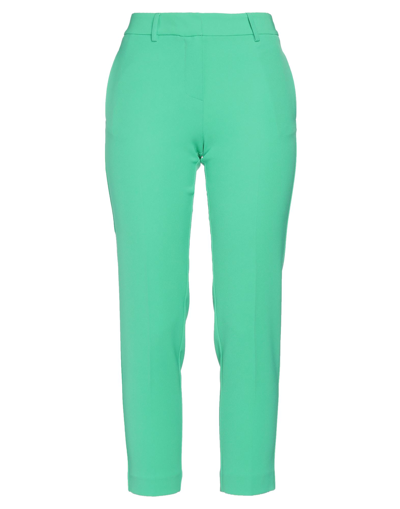 Shop Space Simona Corsellini Simona Corsellini Woman Pants Green Size 6 Polyester, Elastane