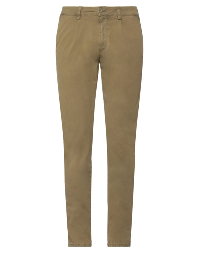 Shop Modfitters Man Pants Military Green Size 33 Cotton, Elastane