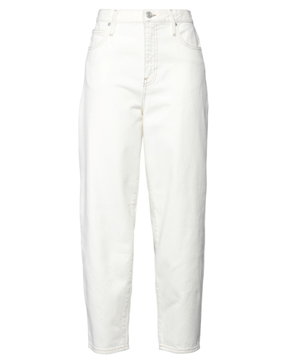 Shop Frame Woman Jeans Ivory Size 30 Cotton In White